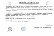 COMUNICADO Nº 014-2024-CCD
